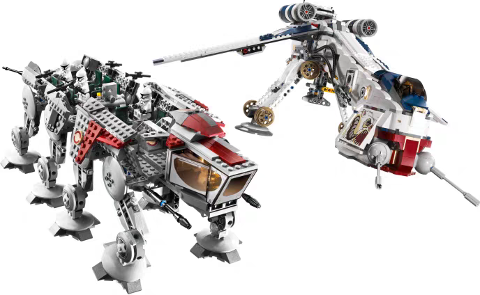 Compatible - 10195 - Star Wars - Republic Dropship with AT OT Walker - 1758 Pieces