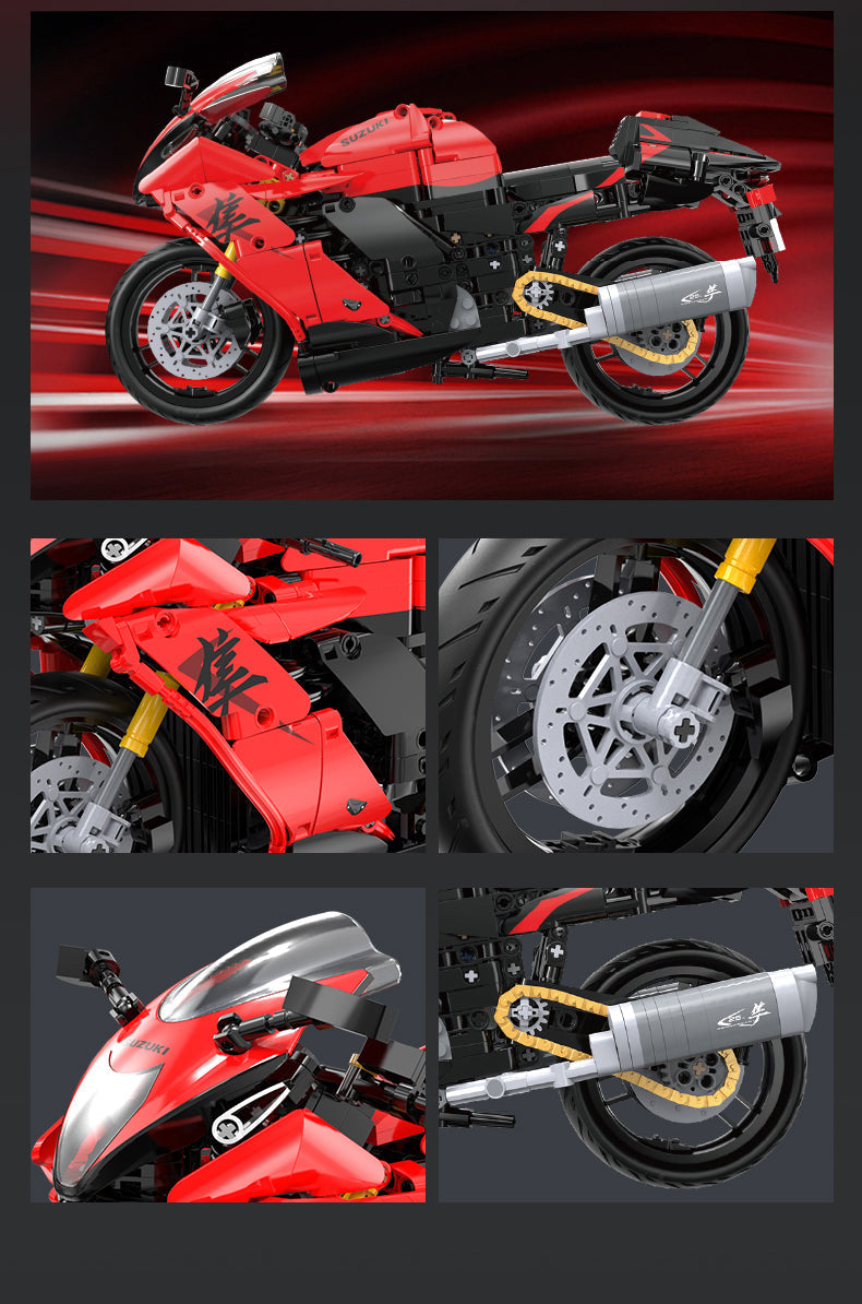 CaDA - C64051 - Suzuki Hayabusa - 1043 Pieces