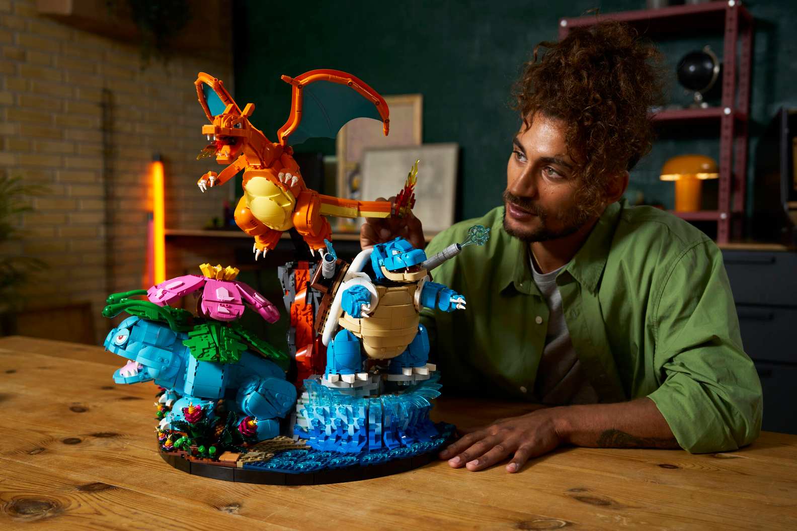 Compatible - 72153 - Pokémon - Venusaur, Charizard and Blastoise - 6838 Pieces (Group Order Discount Not Applicable)