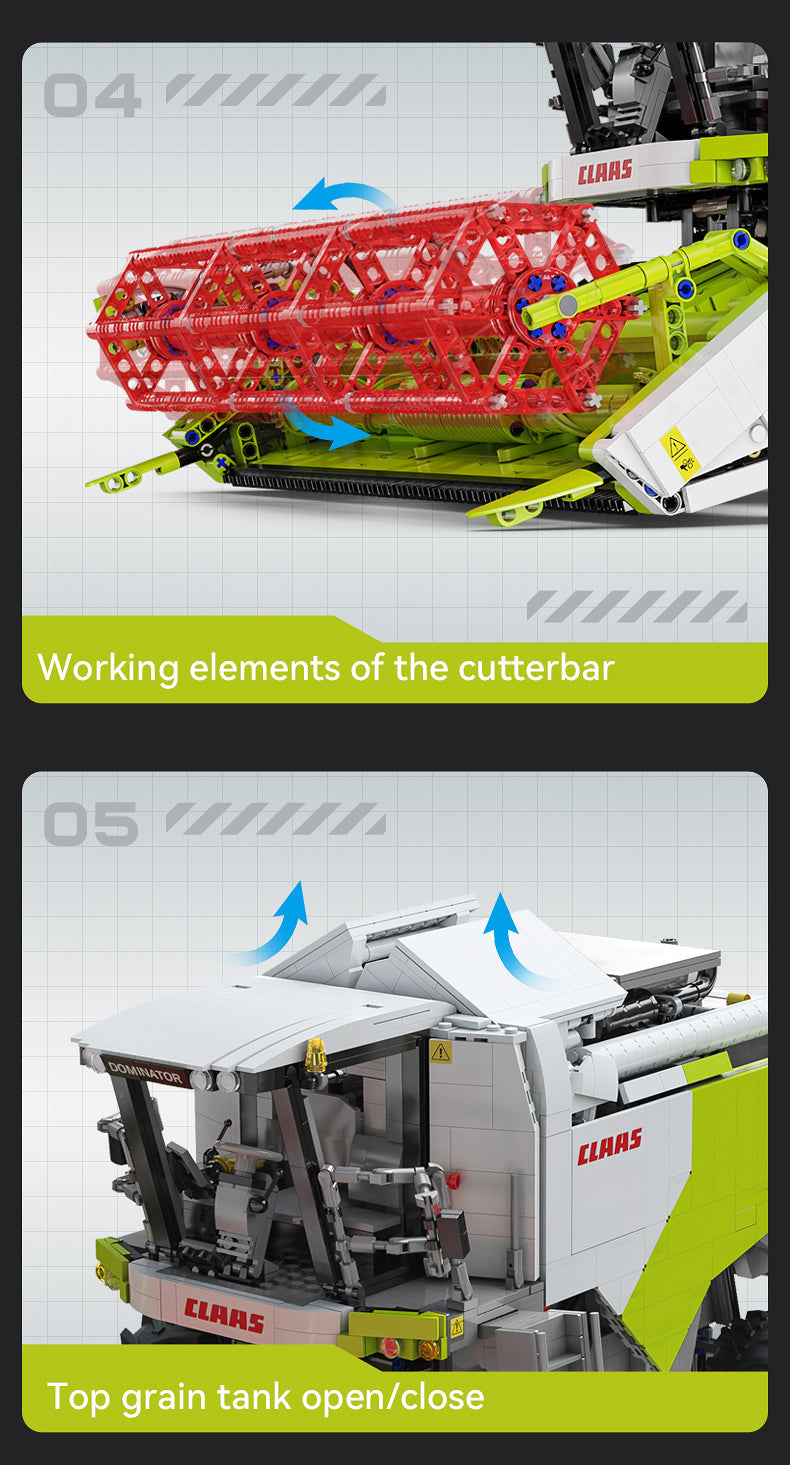 CADA - C61508 - Master Series - Claas Dominator 370 - 4567 Pieces