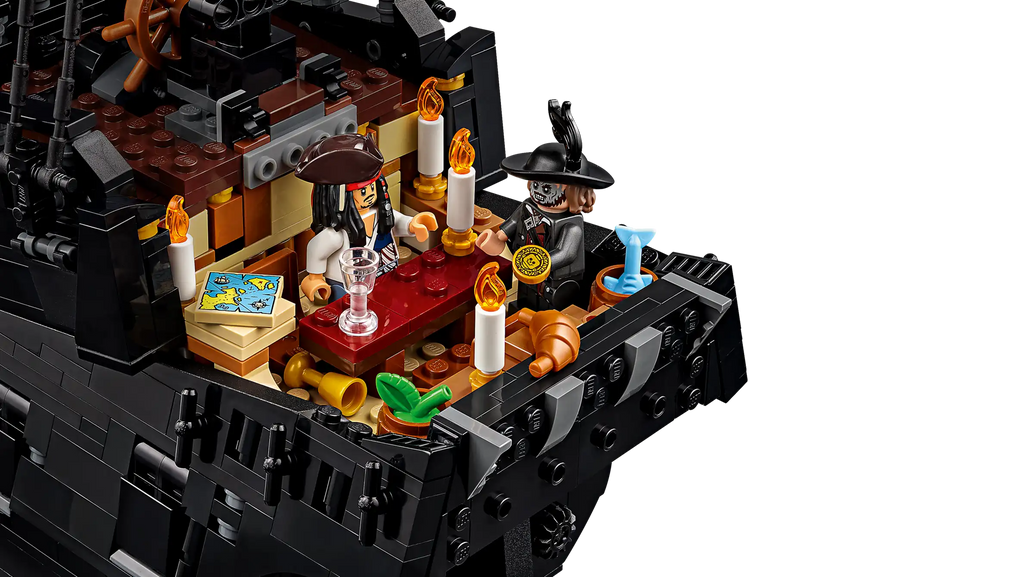 Compatible - Icons - 10365 - Pirates of the Caribbean - Jack Sparrow’s Pirate Ship - 2862 Pieces