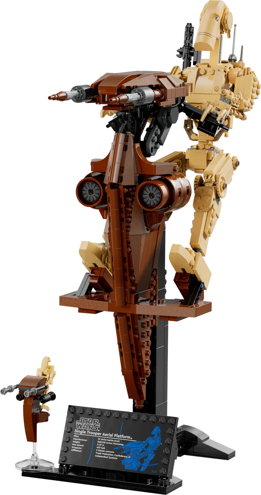 Compatible - Star Wars - 75428 - Battle Droids with STAP - 1088 Pieces