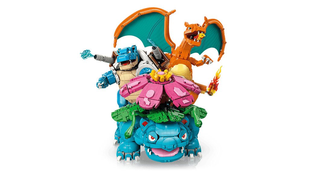Compatible - 72153 - Pokémon - Venusaur, Charizard and Blastoise - 6838 Pieces (Group Order Discount Not Applicable)