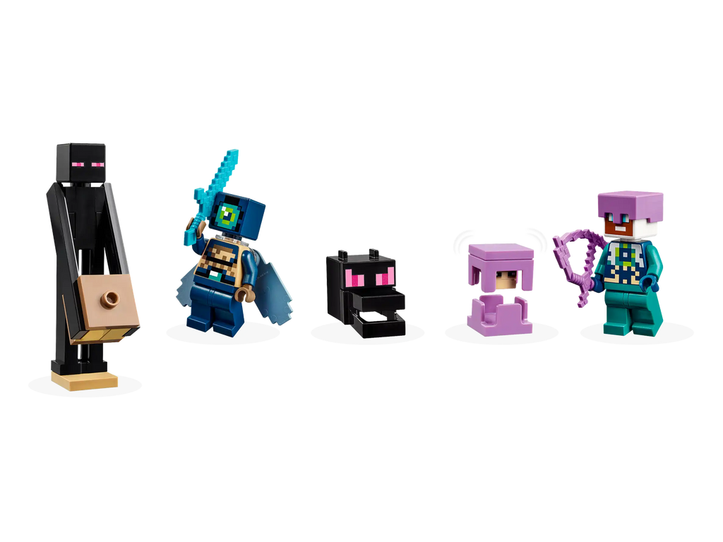 Compatible - Minecraft - 21264 - Ender Dragon and End Ship - 657 Pieces