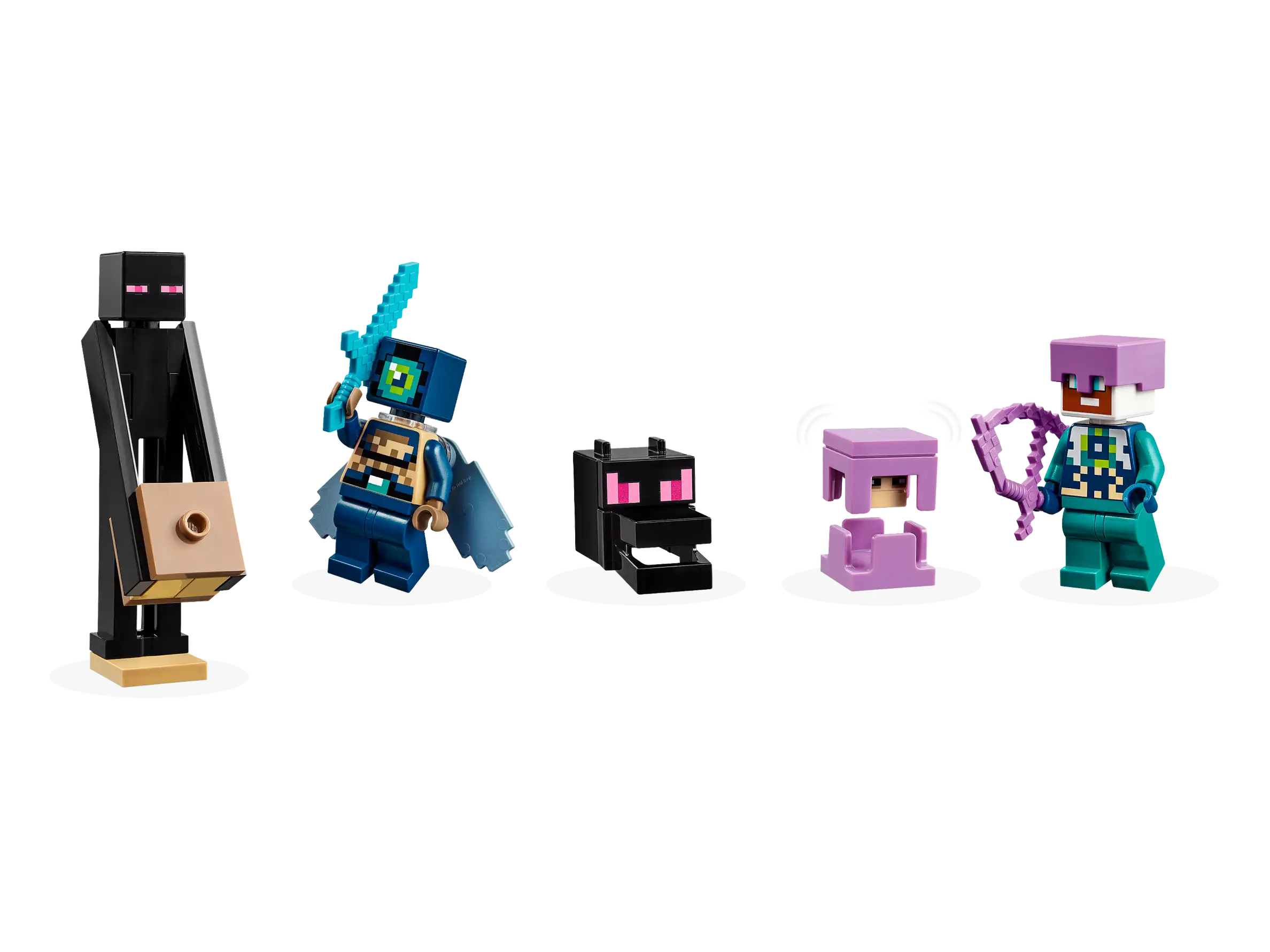 Compatible - Minecraft - 21264 - Ender Dragon and End Ship - 657 Pieces