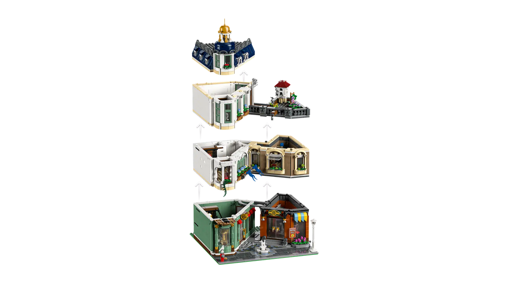 Compatible - Icons - 11371 - Shopping Street - 3456 Pieces