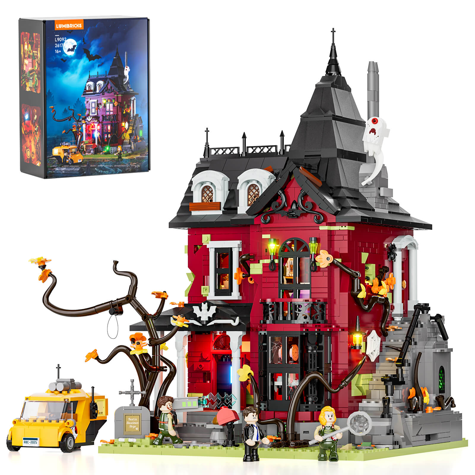 Lumibricks/Funwhole - L9092 - Midnight Haunted Mansion - 2617 Pieces