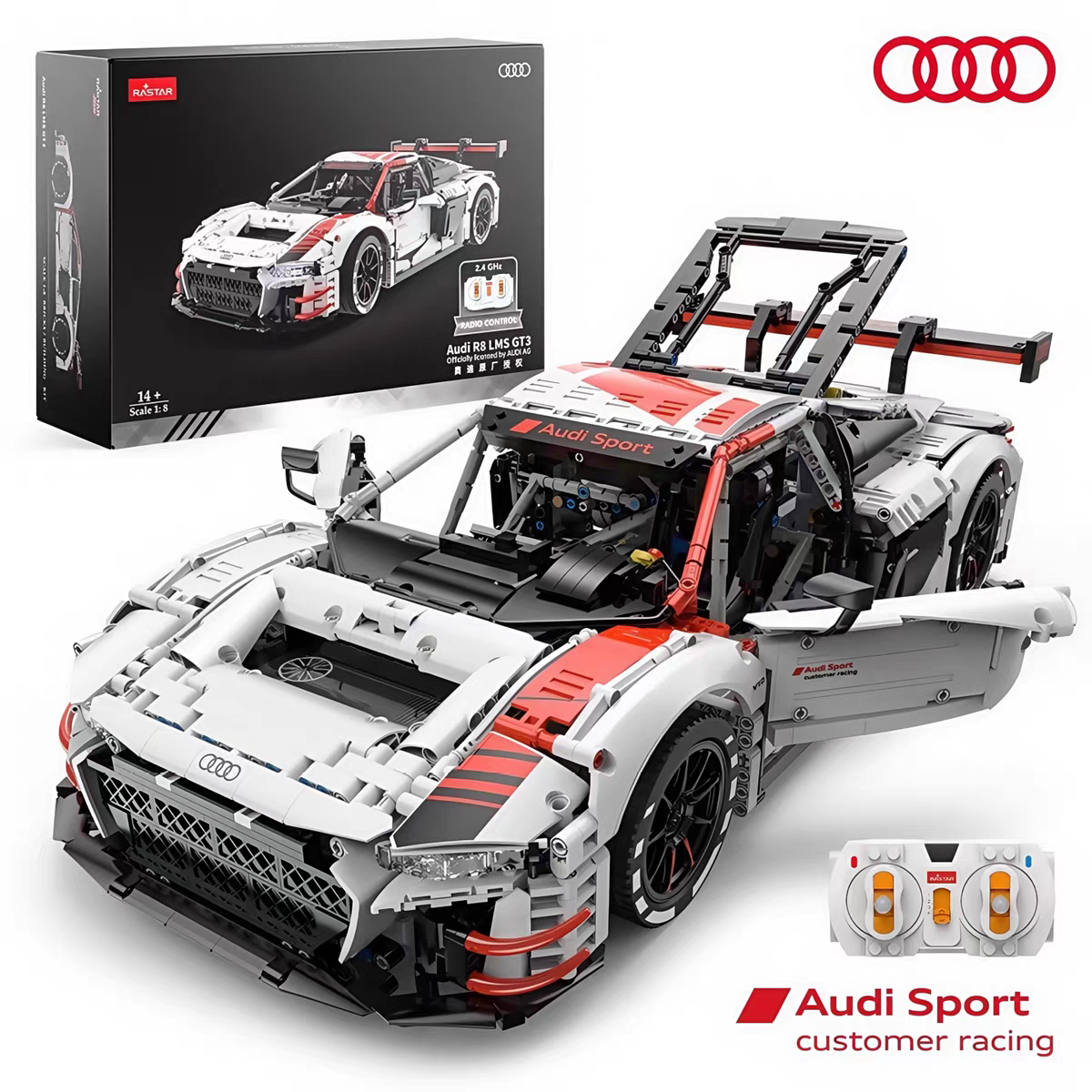 Rastar - 99310 - Audi R8 LMS GT3 - 3411 Pieces