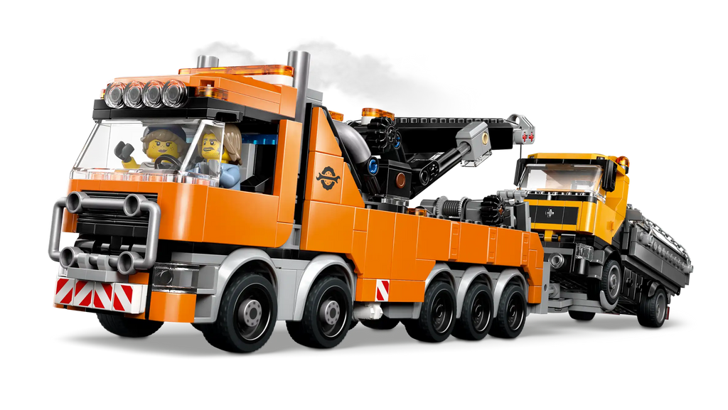 Compatible - City - 60467 - Heavy Duty Recovery Tow Truck with Crane - 793 Pieces