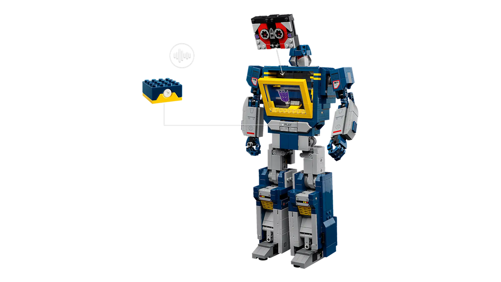 Compatible - Icons - 10358 - Transformers - Sound Wave - 1505 Pieces