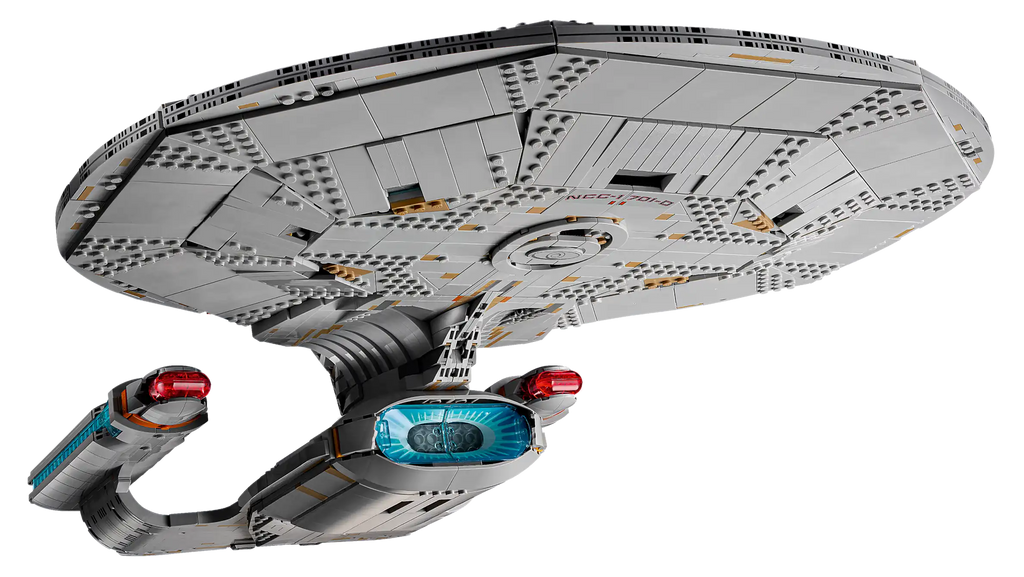 Compatible - Icons - 10356 - Star Trek USS Enterprise NCC-1701-DT - 3600 Pieces