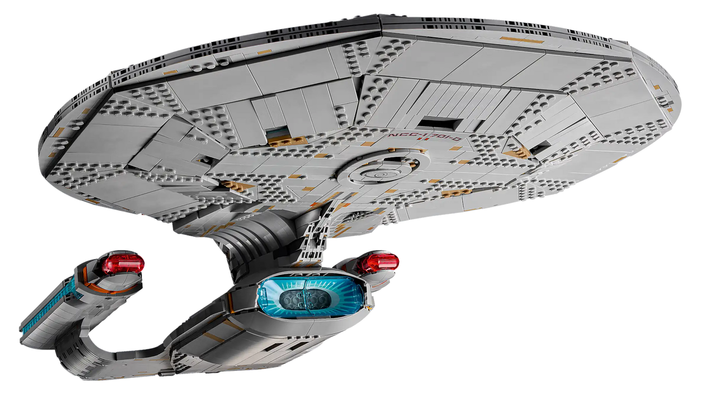 Compatible - 10356 - Icons - Star Trek - USS Enterprise - NCC 1701 DT - 3600 Pieces