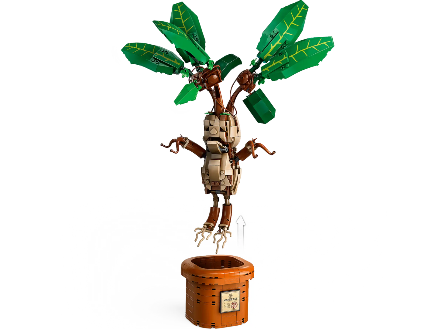 Compatible - 76433 - Harry Potter - Mandrake - 579 Pieces