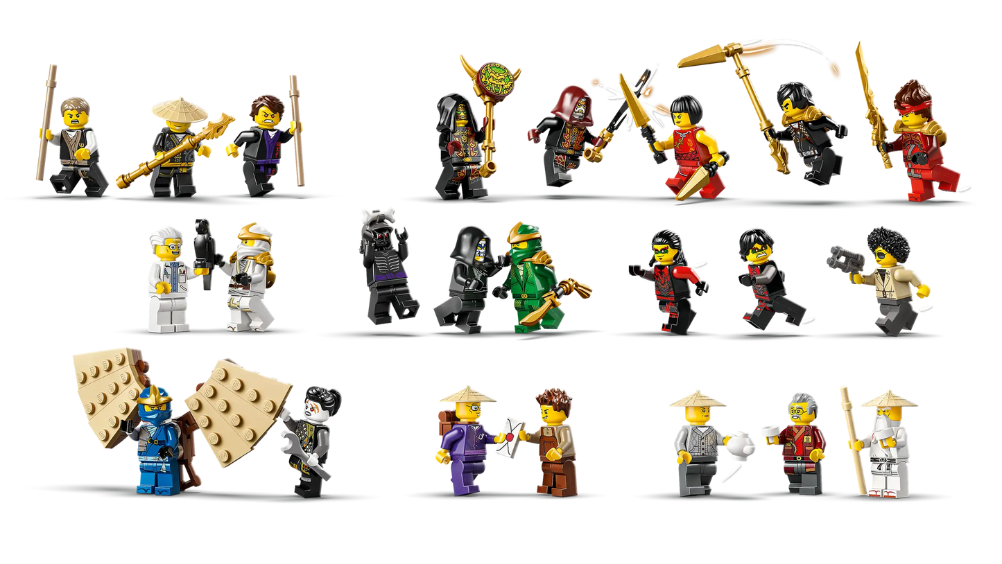 Compatible - 71861 - Ninjago - The Old Town - 4851 Pieces
