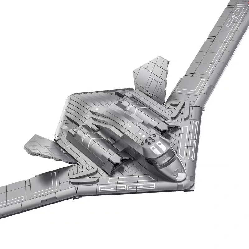 Panlos - 639026 - Military Series - B-2 Stealth Bomber - 1381 Pieces