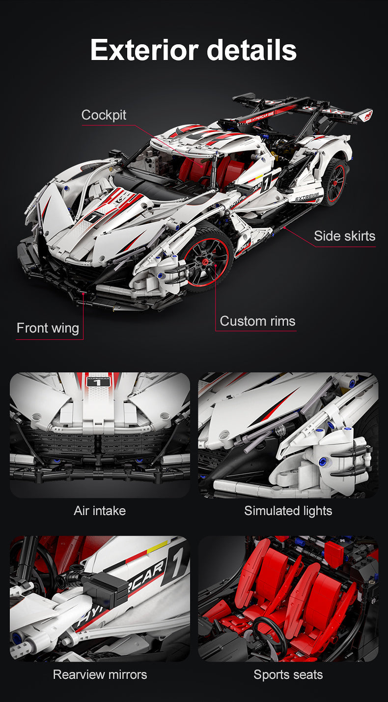 CADA - C61053 - Master Series - Apollo Evo Hypercar - 4465 Pieces - Dynamic Version