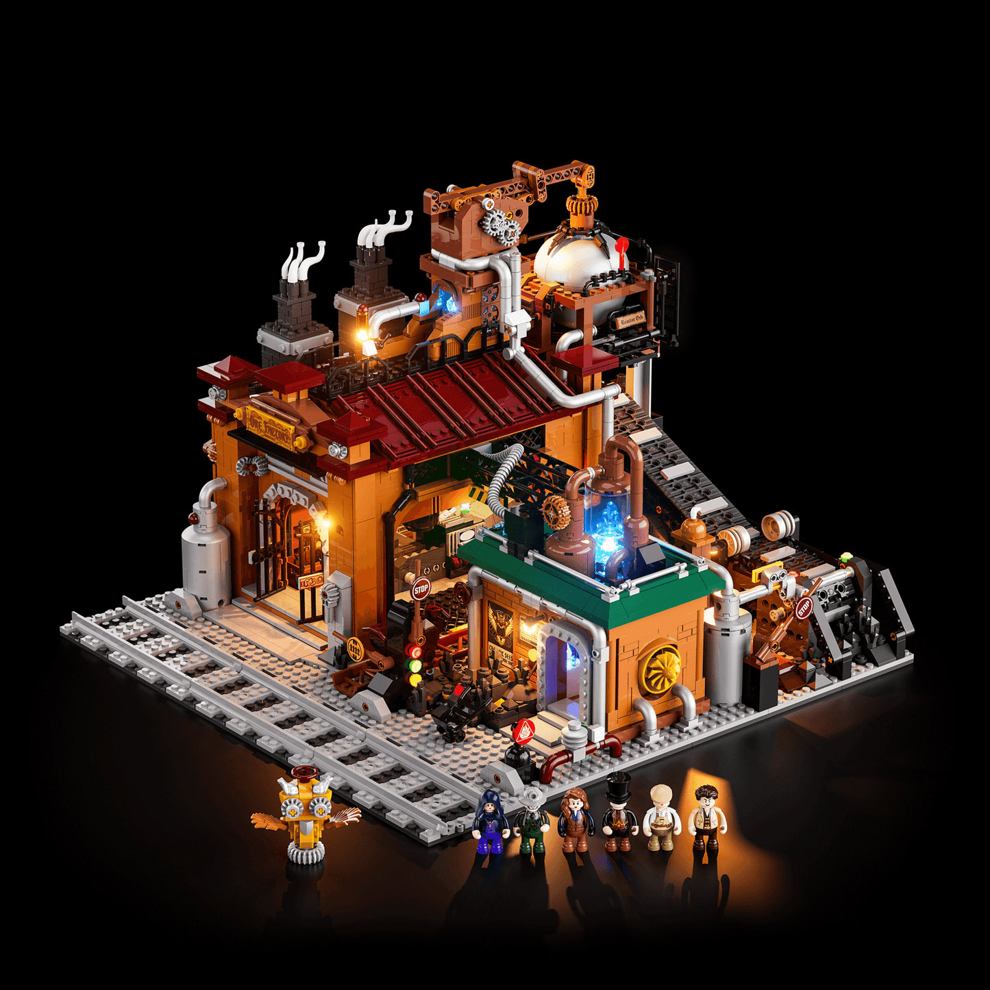 Funwhole/Lumibricks - F9101 - Iron Ore Factory - 3138 Pieces