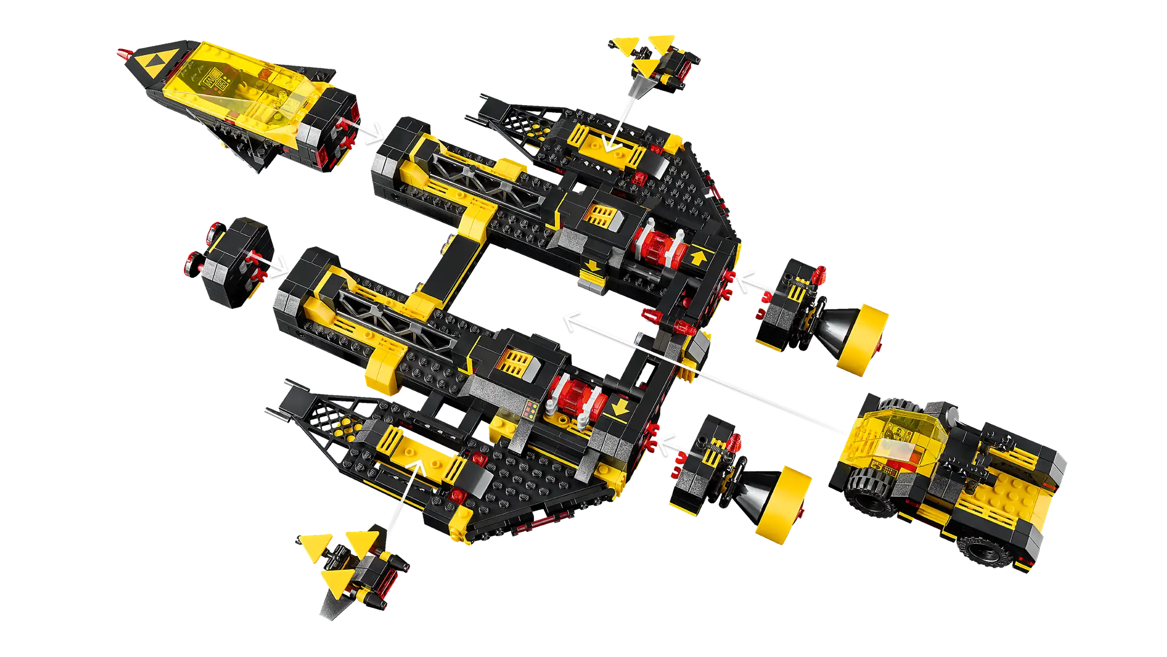 Compatible - Icons - 10355 - Blacktron Renegade - 1151 Pieces