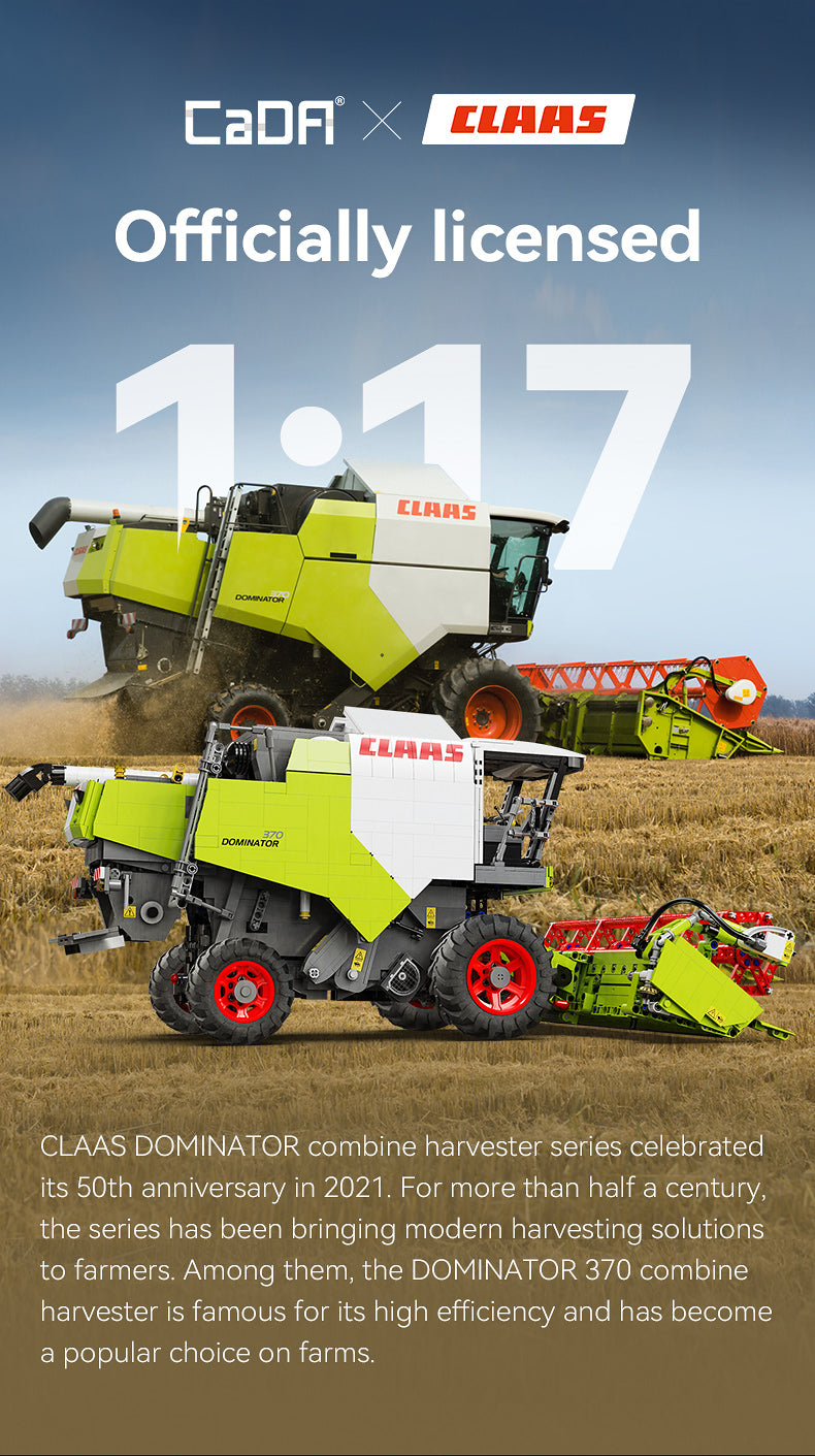 CADA - C61508 - Master Series - Claas Dominator 370 - 4567 Pieces