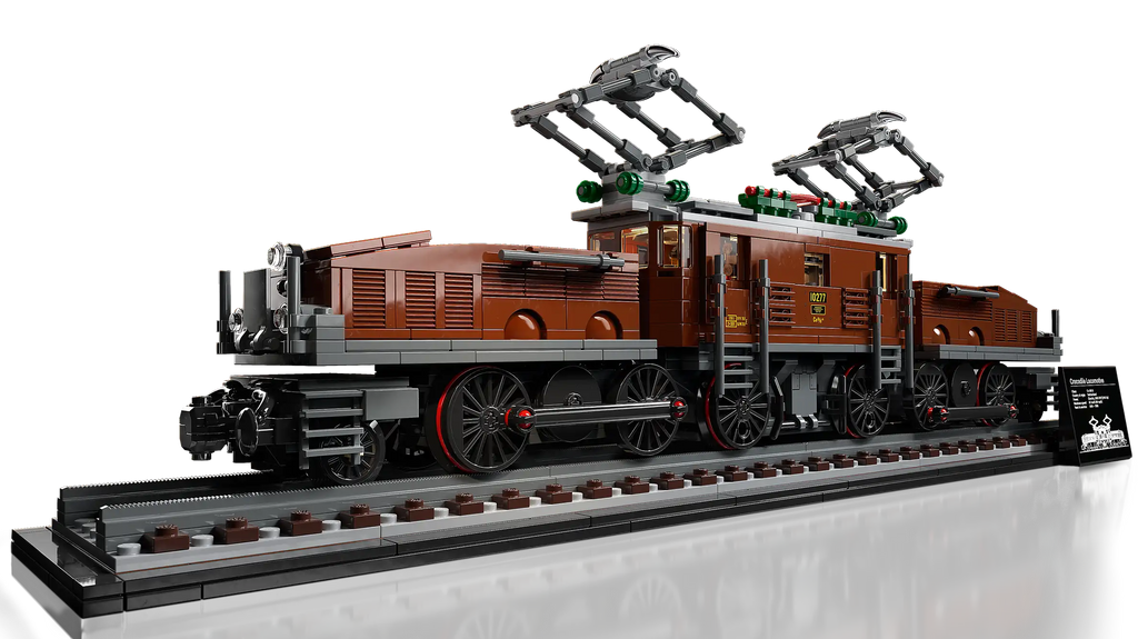 Compatible - Icons - 10277 - The Crocodile Locomotive - 1277 Pieces