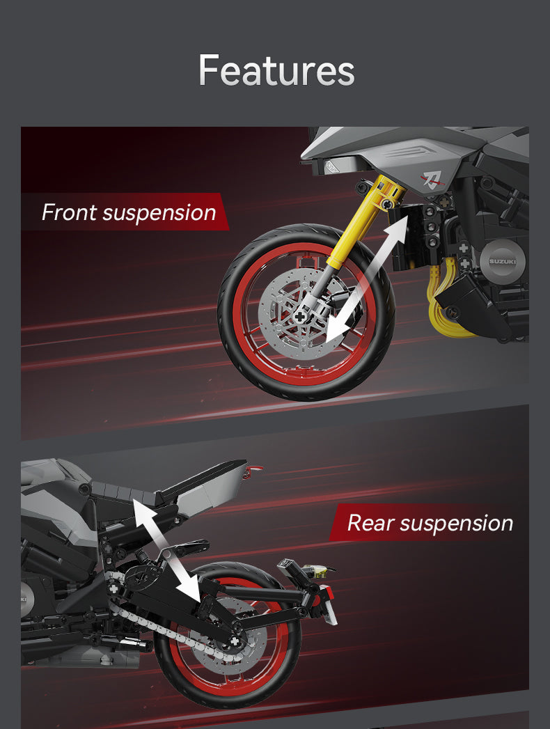 CADA - C59021 - Suzuki Katana Motorcycle - 1104 Pieces