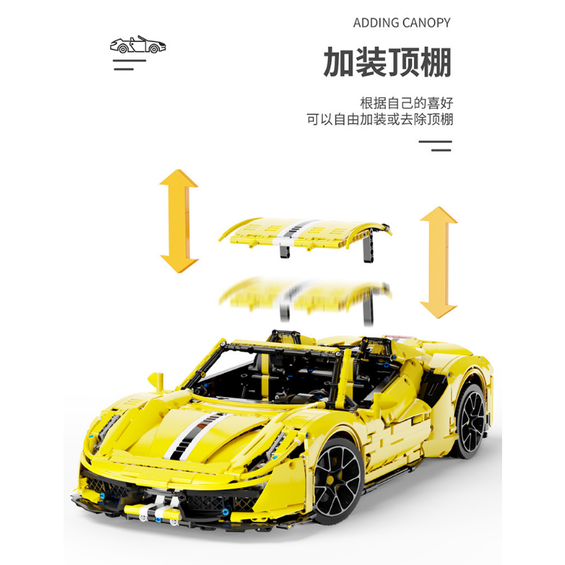 TGL - T5005 - Ferrari 488 - 3608 Pieces