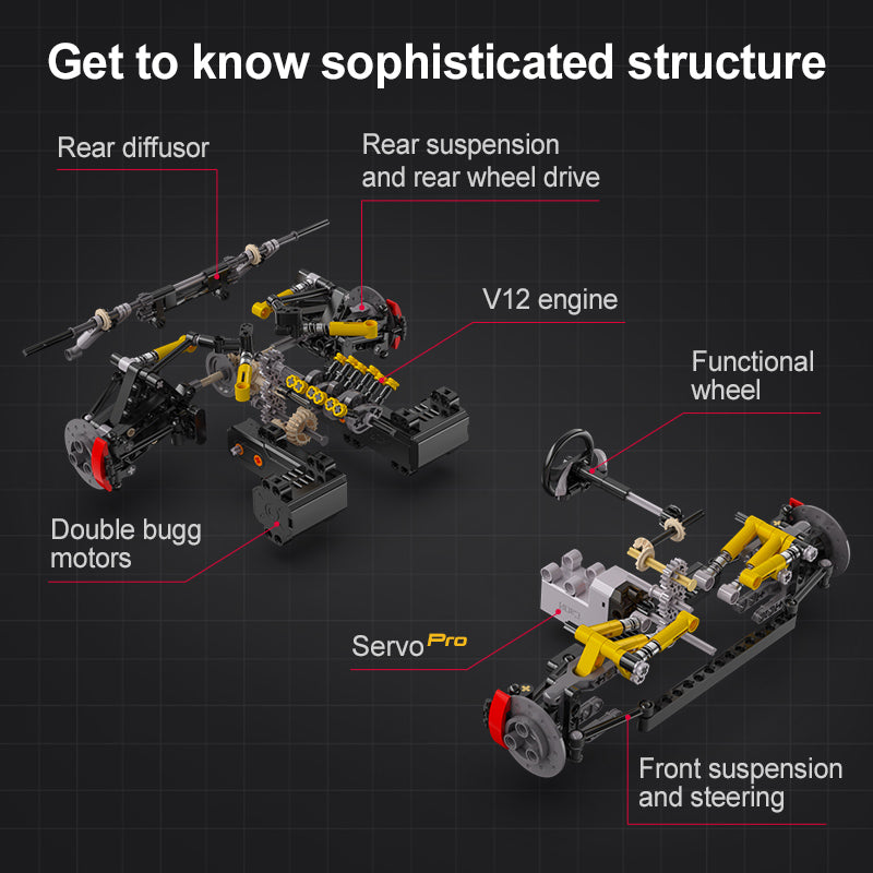 CADA - C61053 - Master Series - Apollo Evo Hypercar - 4465 Pieces - Dynamic Version