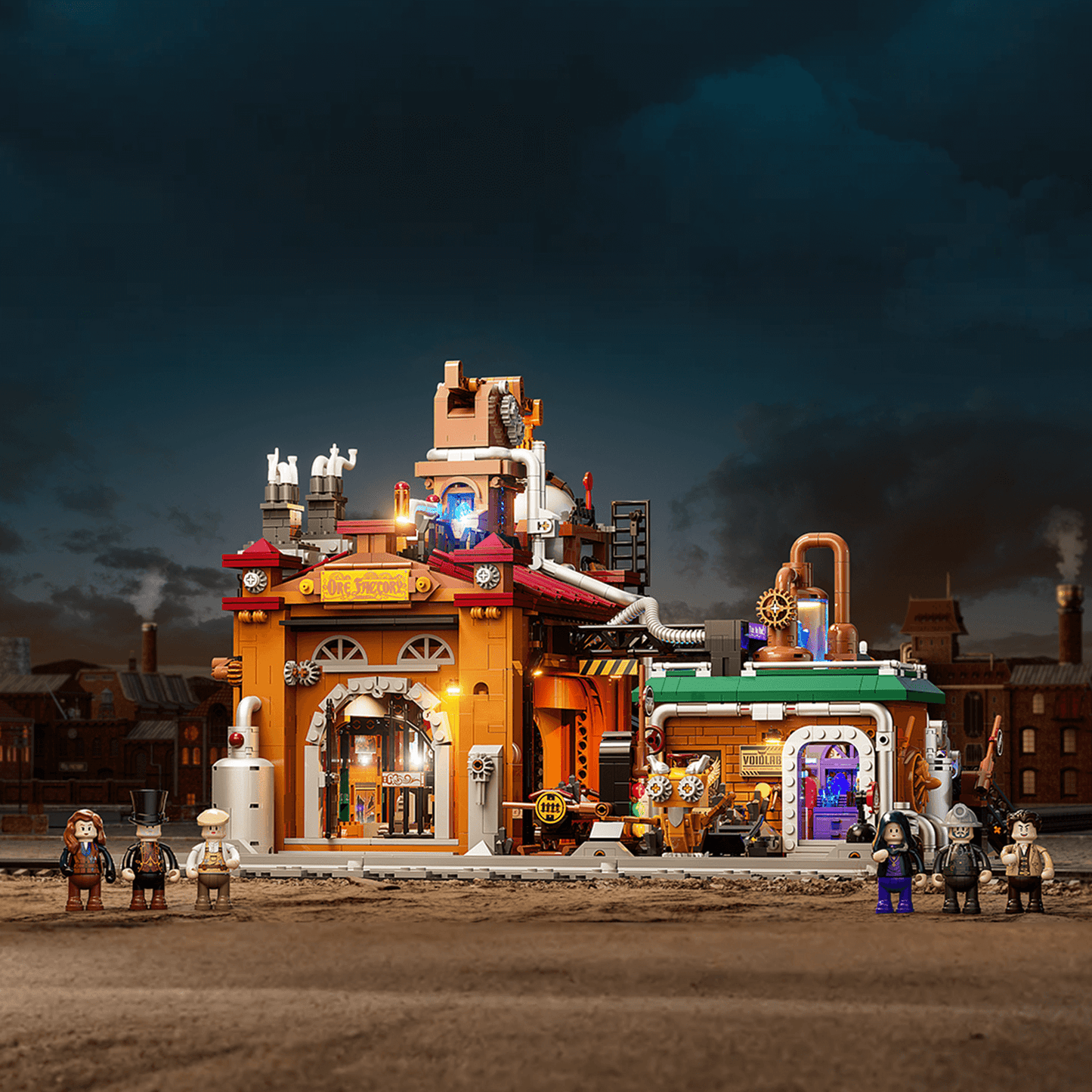 Funwhole/Lumibricks - F9101 - Iron Ore Factory - 3138 Pieces