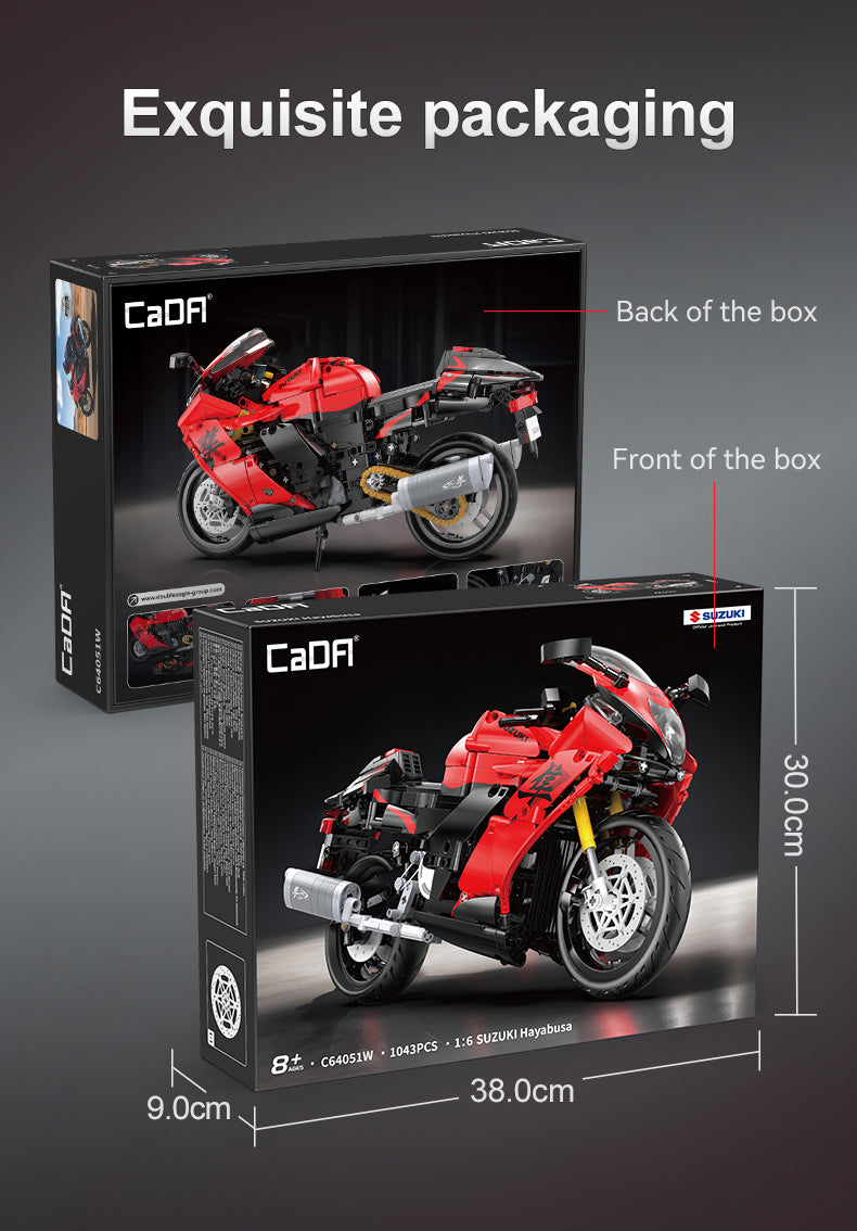 CaDA - C64051 - Suzuki Hayabusa - 1043 Pieces (Group Order Discount Not Applicable)
