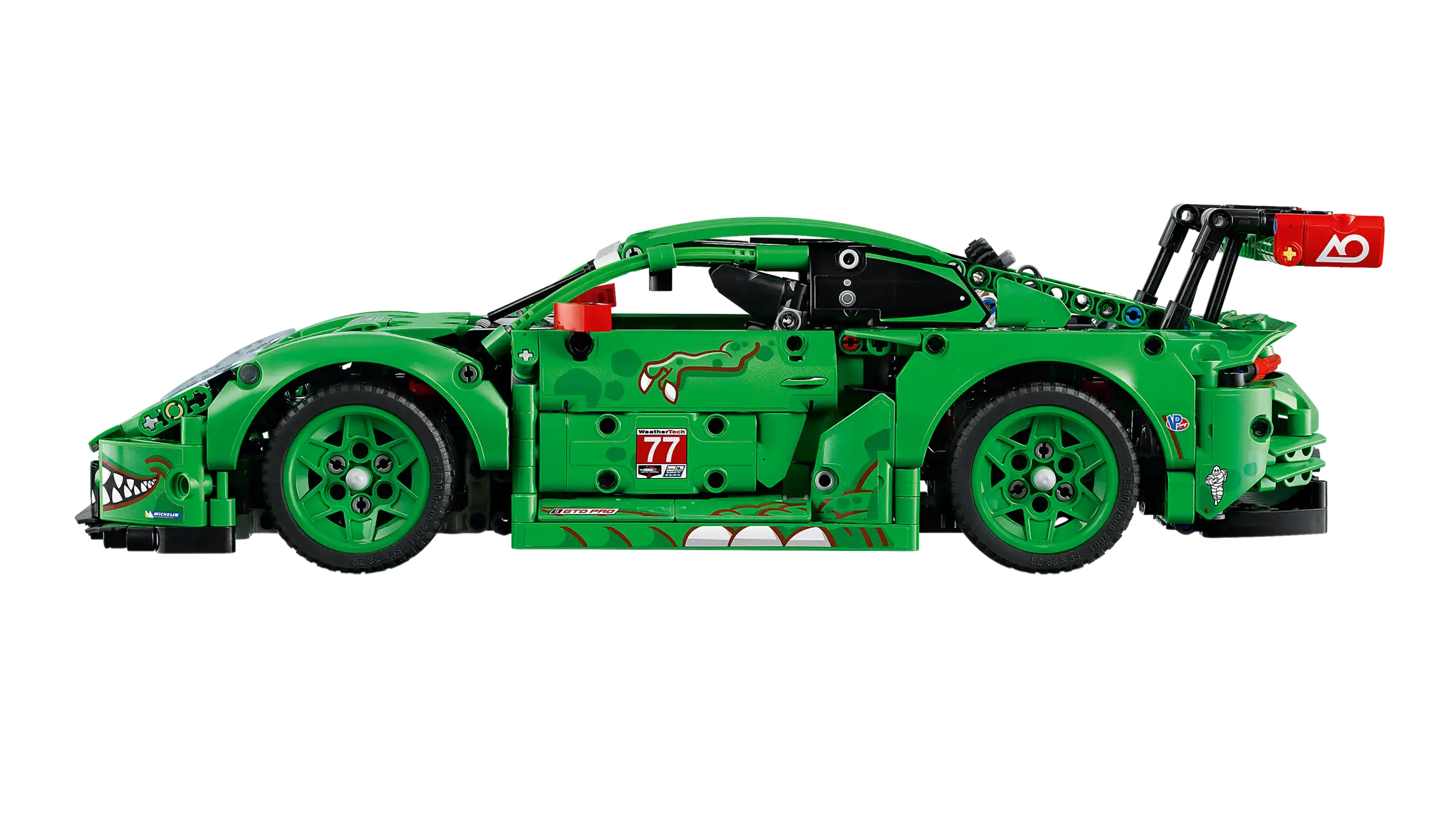 Compatible - Technic - 42224 - Porsche RSR GT3 R Rexy AO - 1313 Pieces