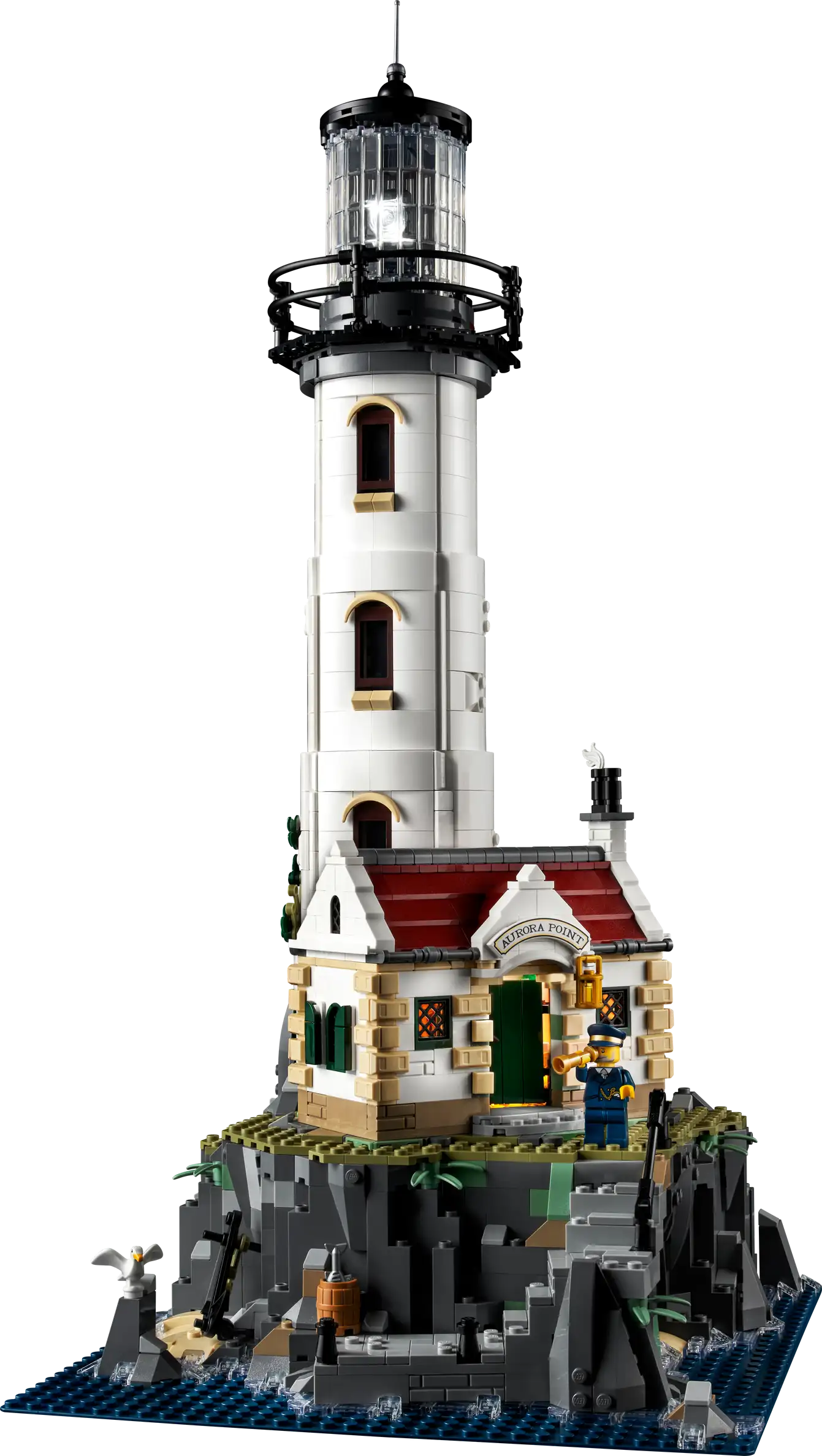 Compatible - 21355 - Motorized Lighthouse - 2065 Pieces