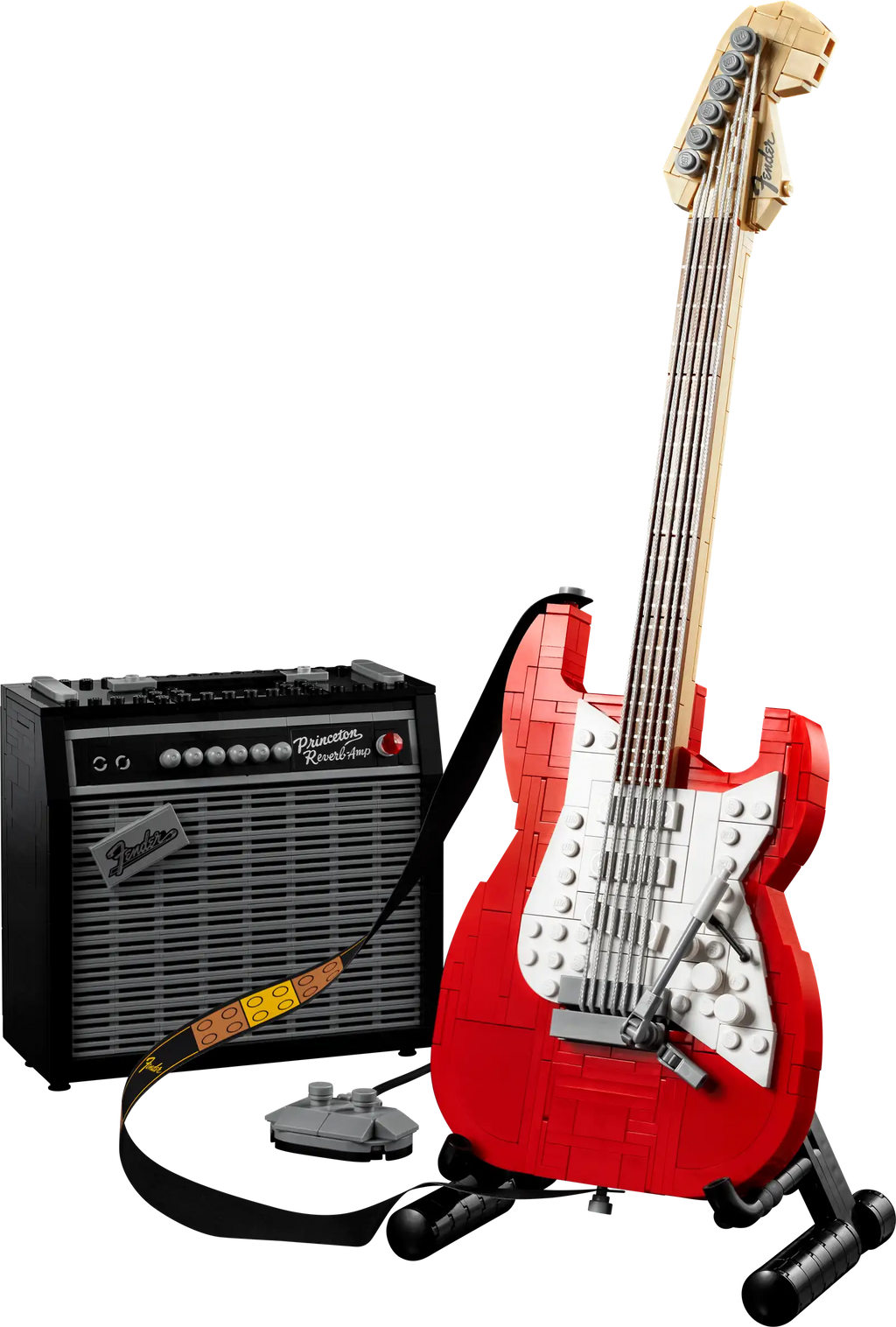 Compatible - IDEAS - 21329 - Fender Stratocaster - 1074 Pieces