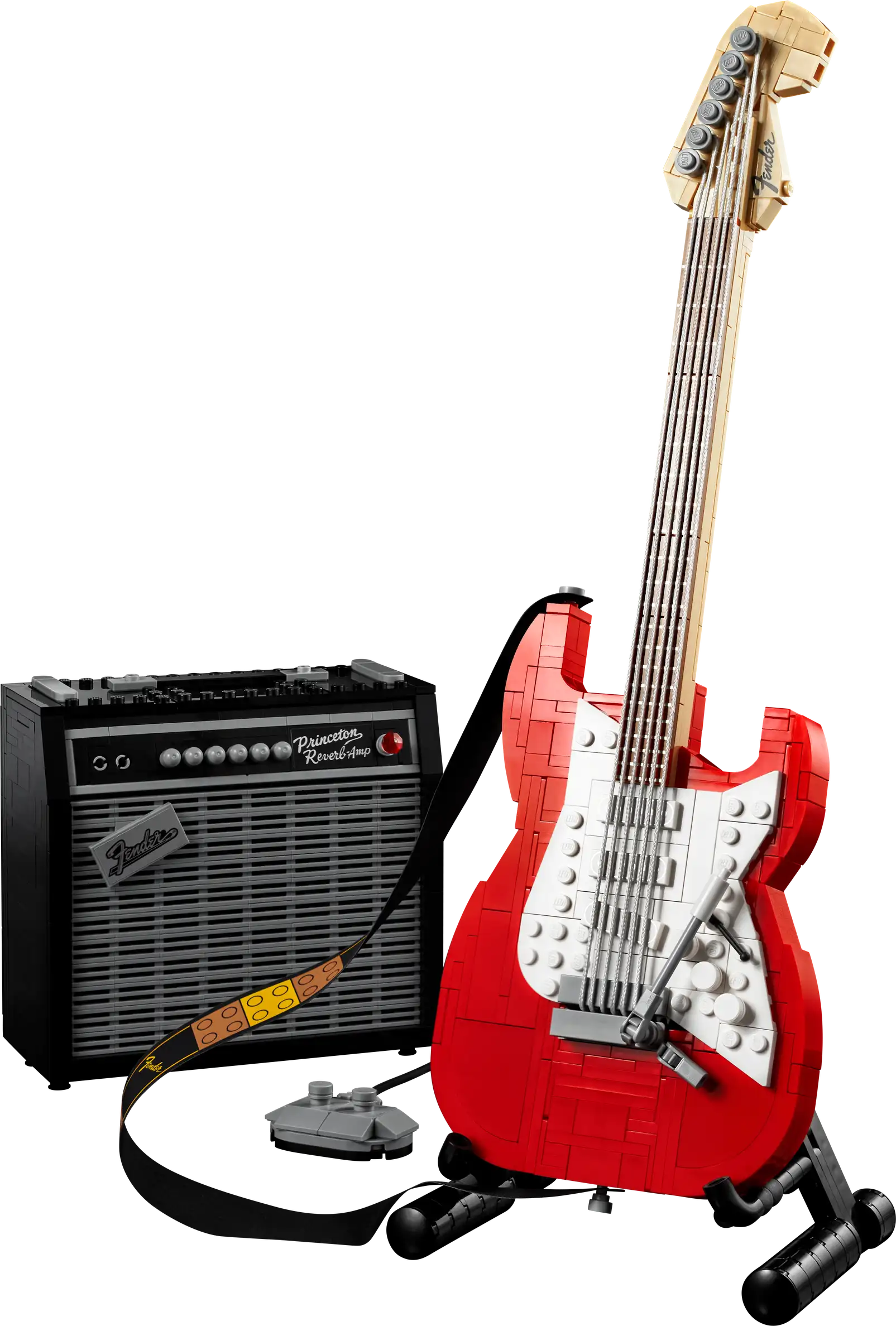Compatible - IDEAS - 21329 - Fender Stratocaster - 1074 Pieces