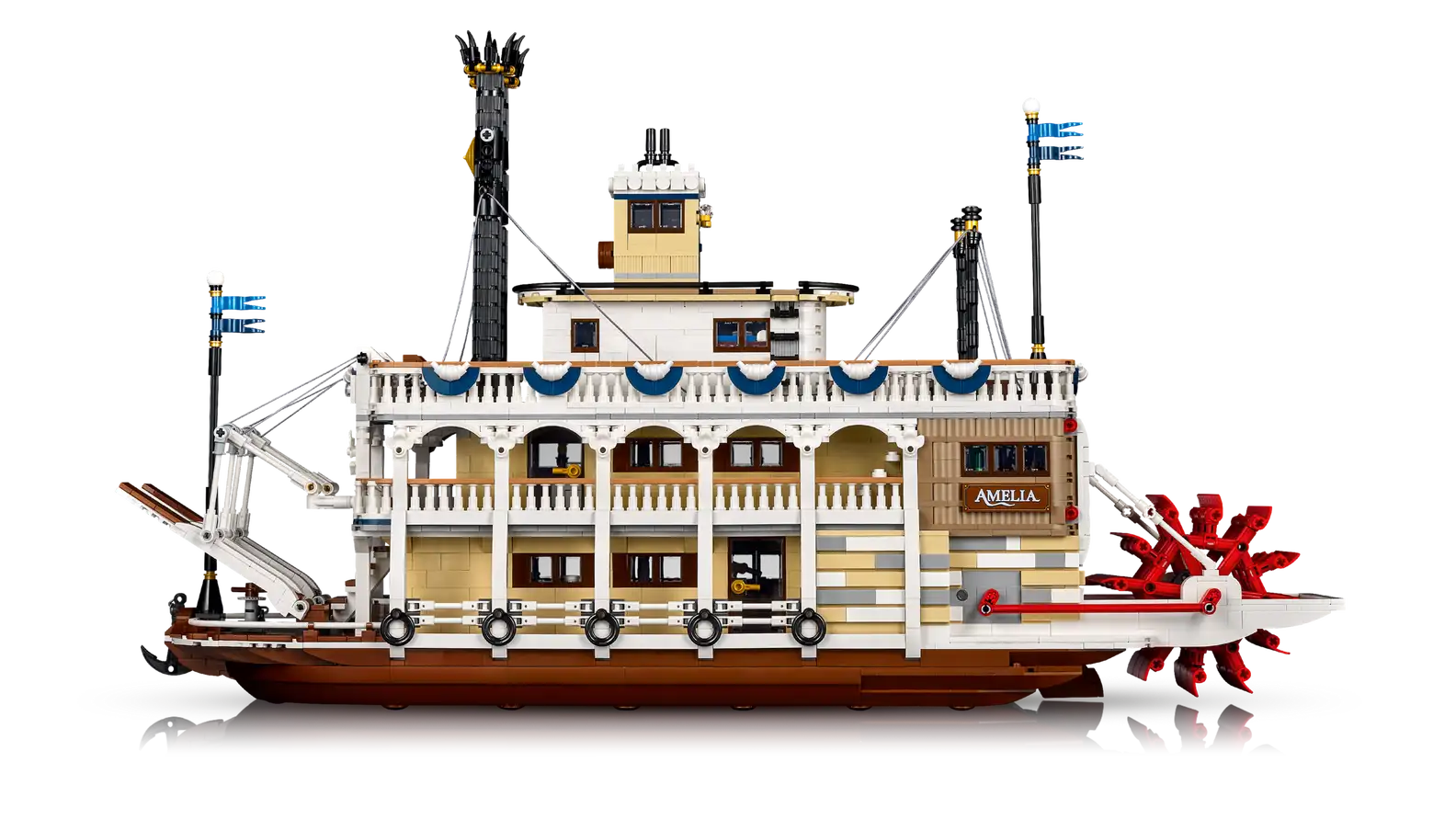 Compatible - IDEAS - 21356 - River Steamboat - 4090 Pieces