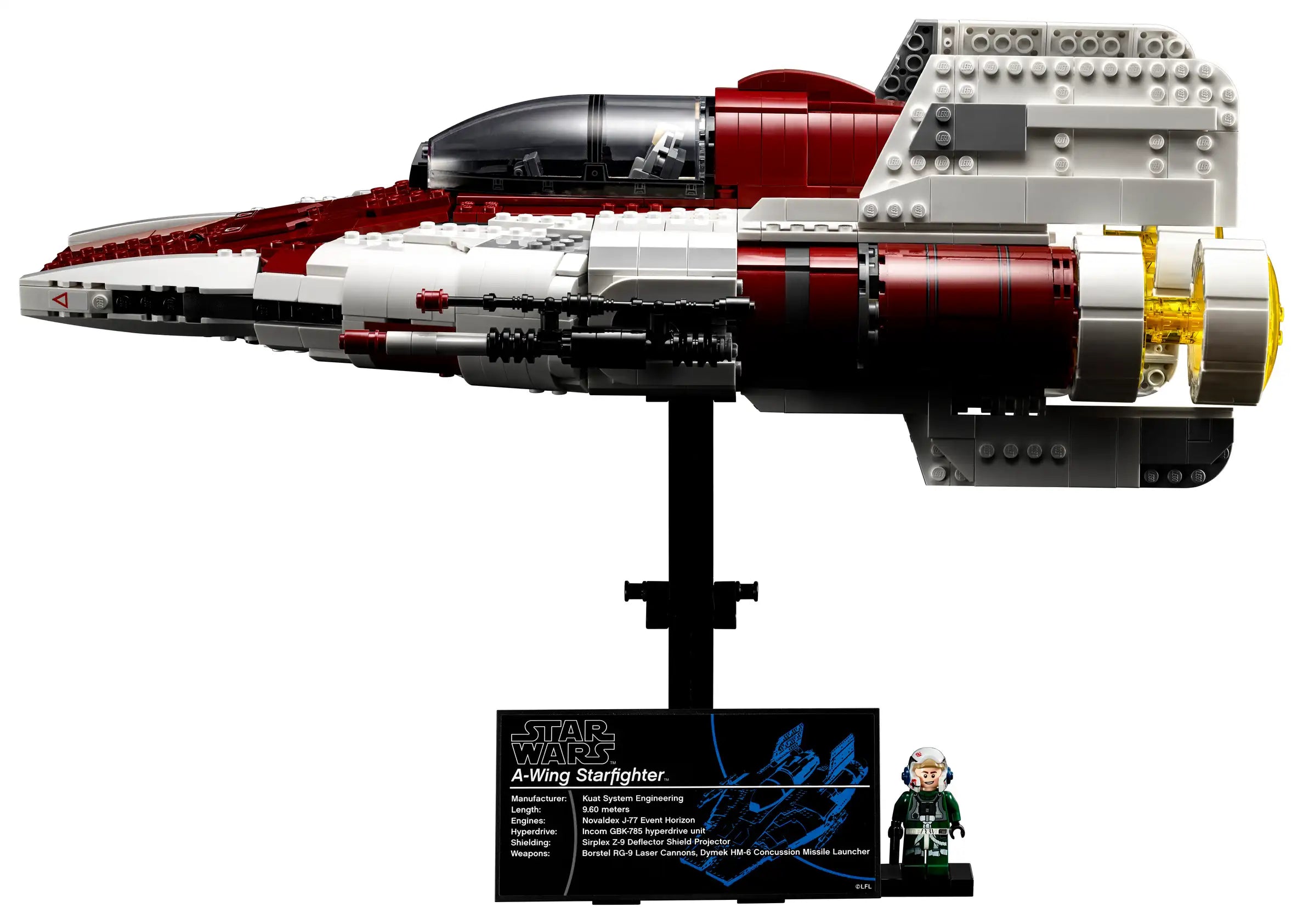 Compatible - Star Wars - 75275 - A Wing Starfighter - 1673 Pieces