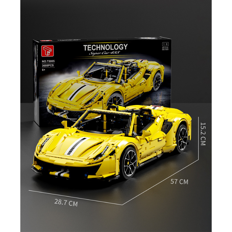 TGL - T5005 - Ferrari 488 - 3608 Pieces