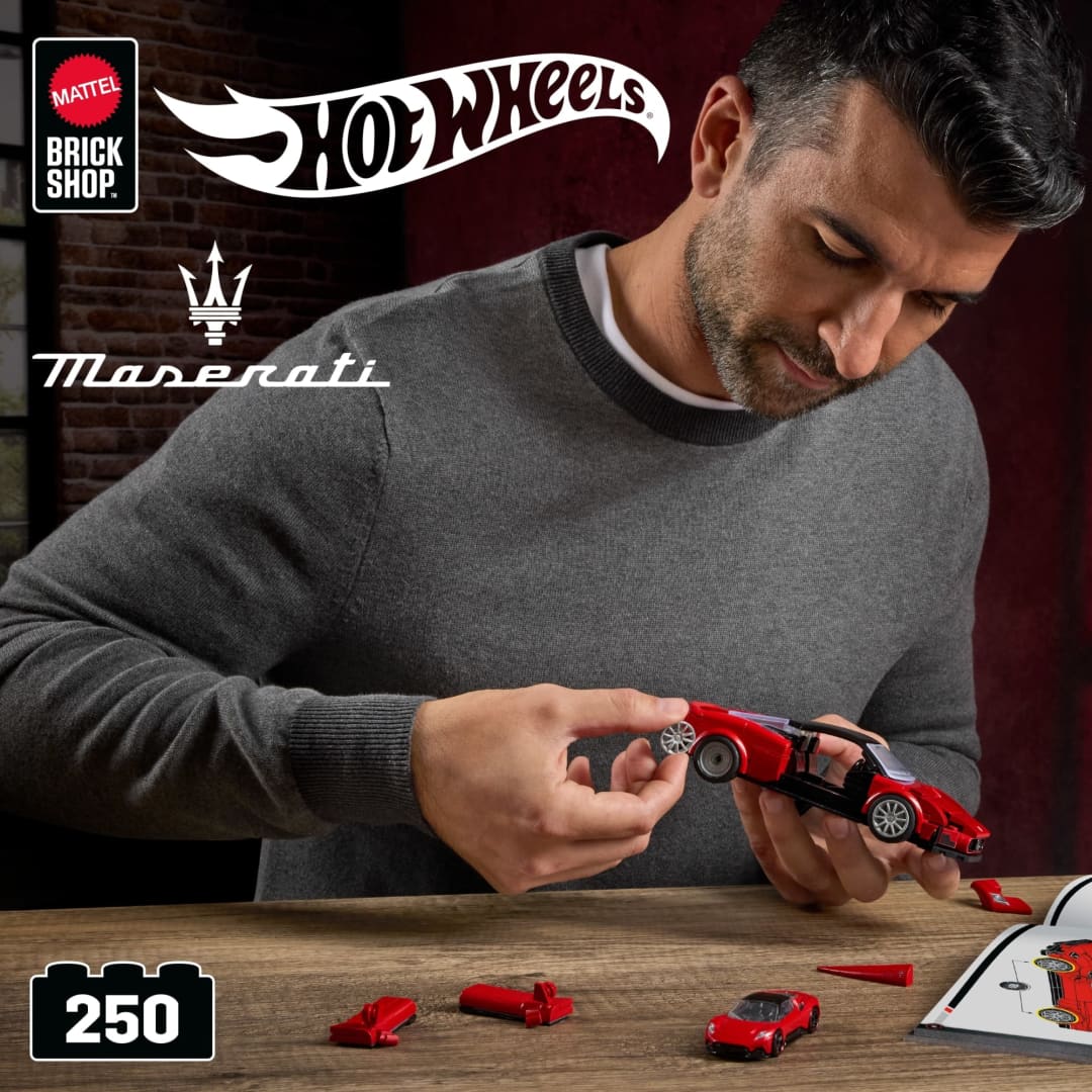 Mattel Brick Shop - Hot Wheels - Maserati MC20 - 250 Pieces