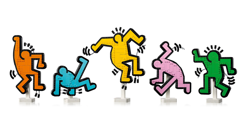 Compatible - Art - 31216 - Keith Haring – Dancing Figures - 1773 Pieces