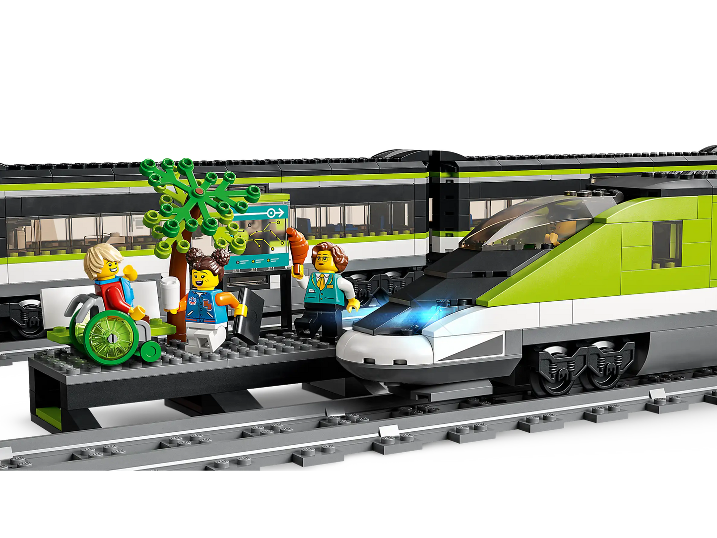 Compatible - 60337 - City - Express Passenger Train - 764 Pieces