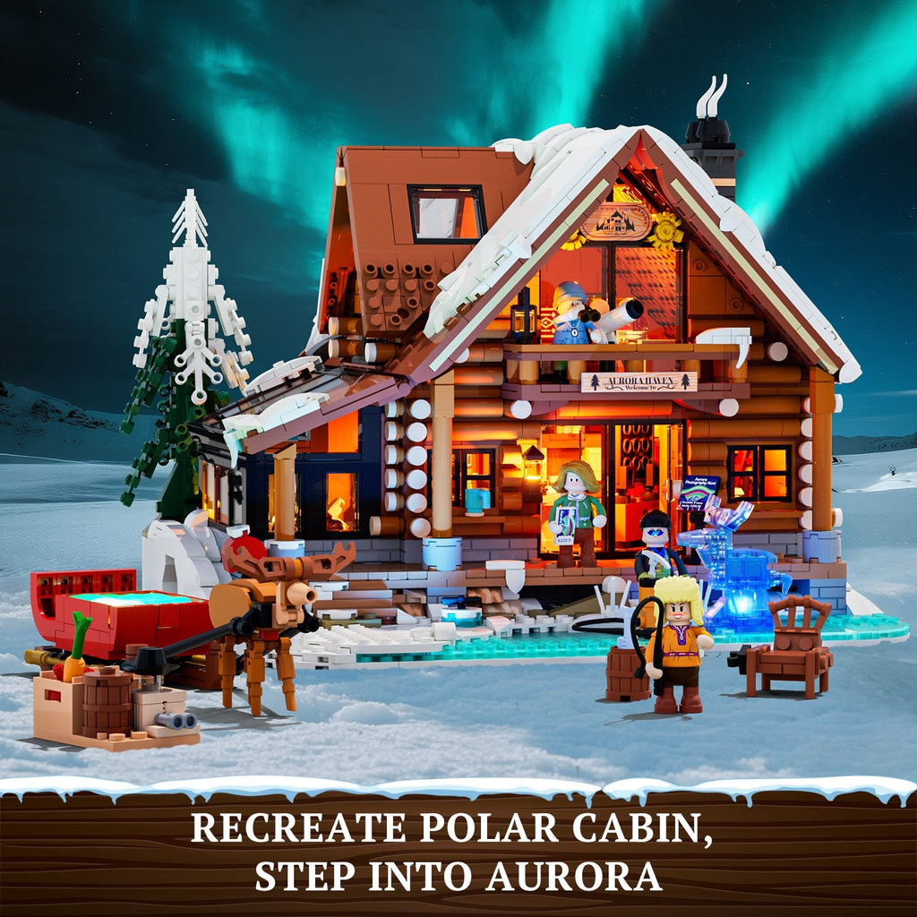 Funwhole/Lumibricks - F9090 - Aurora Cabin - 2425 Pieces
