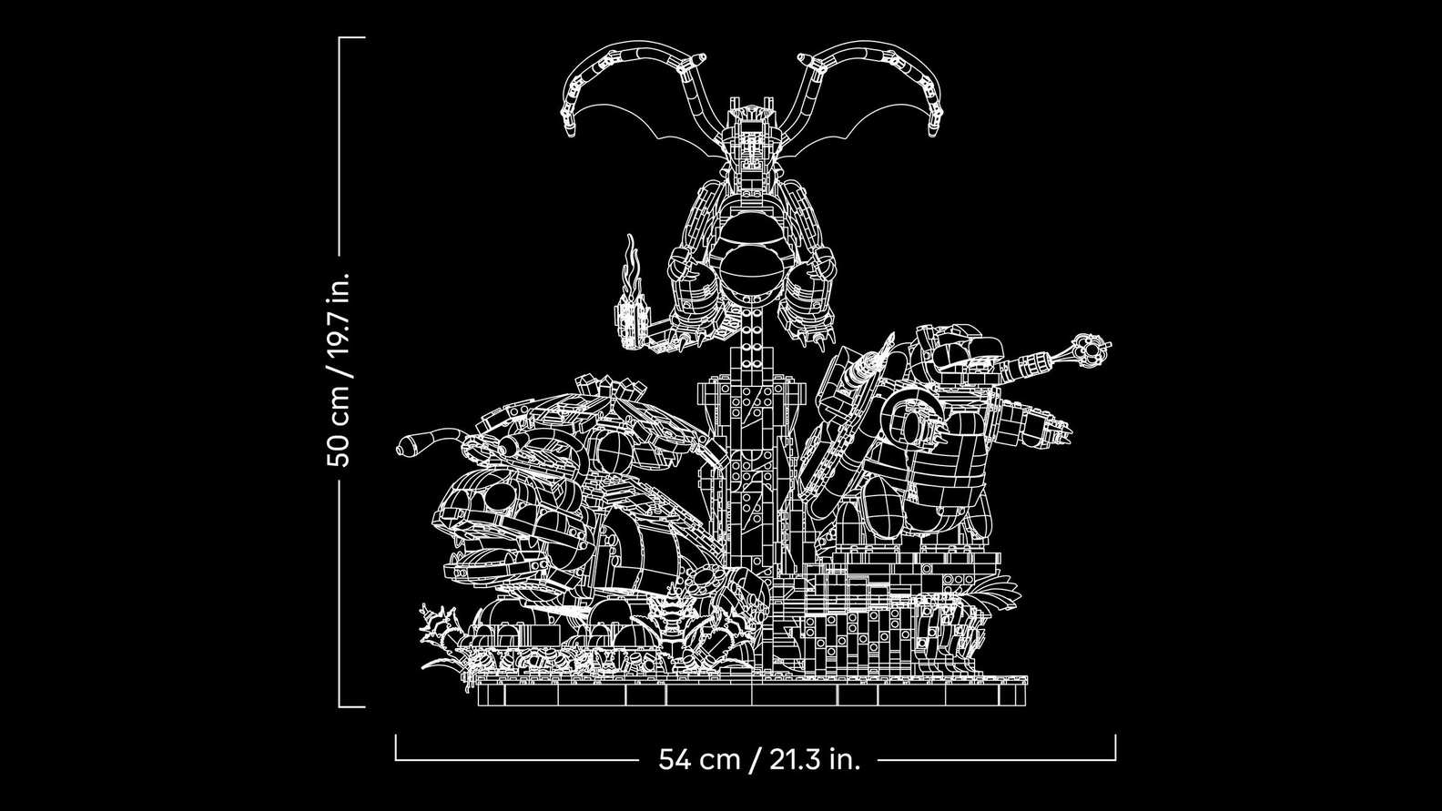 Compatible - 72153 - Pokémon - Venusaur, Charizard and Blastoise - 6838 Pieces (Group Order Discount Not Applicable)