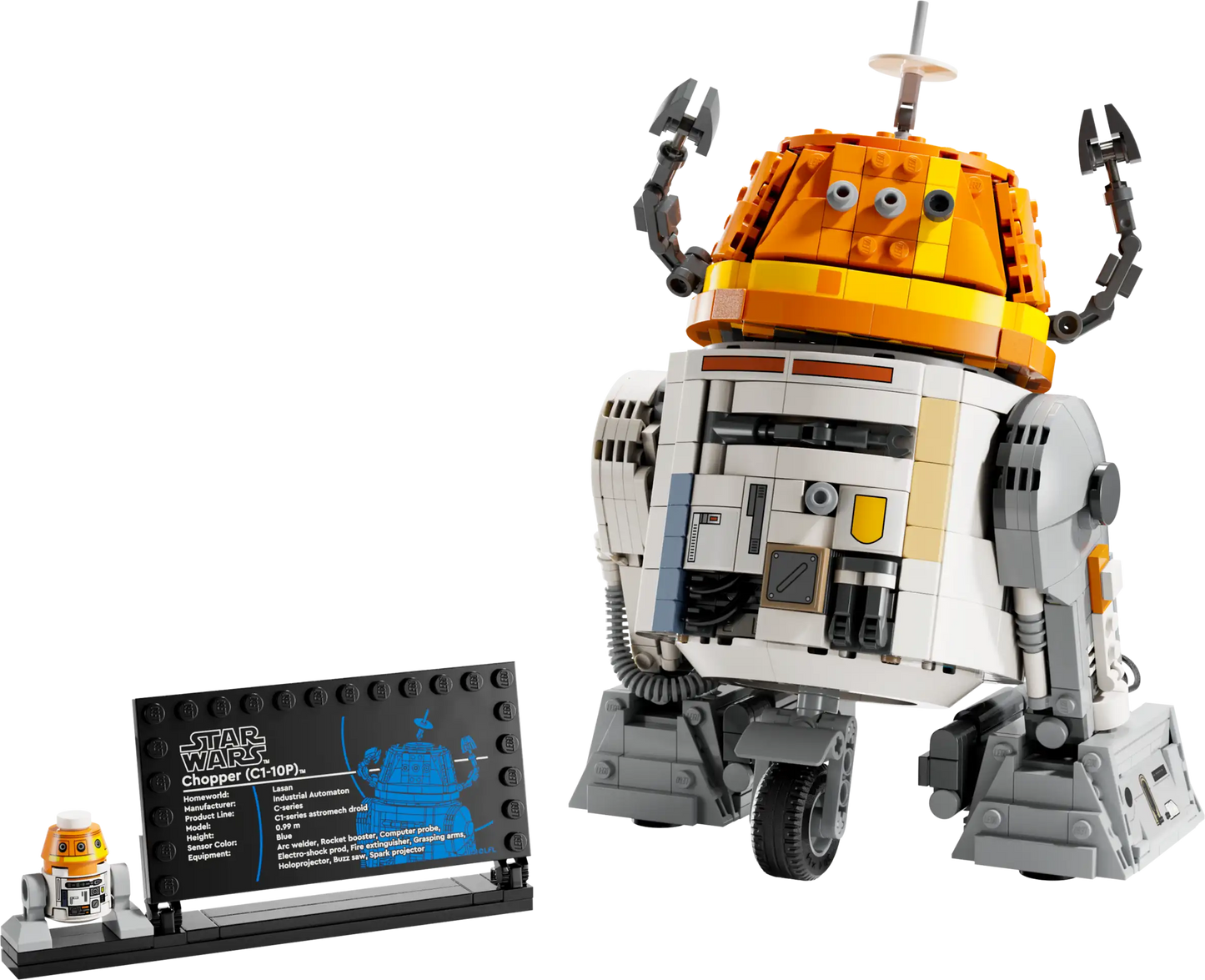 Compatible - 75416 - Chopper (C1-10P) Astromech Droid - 1039 Pieces
