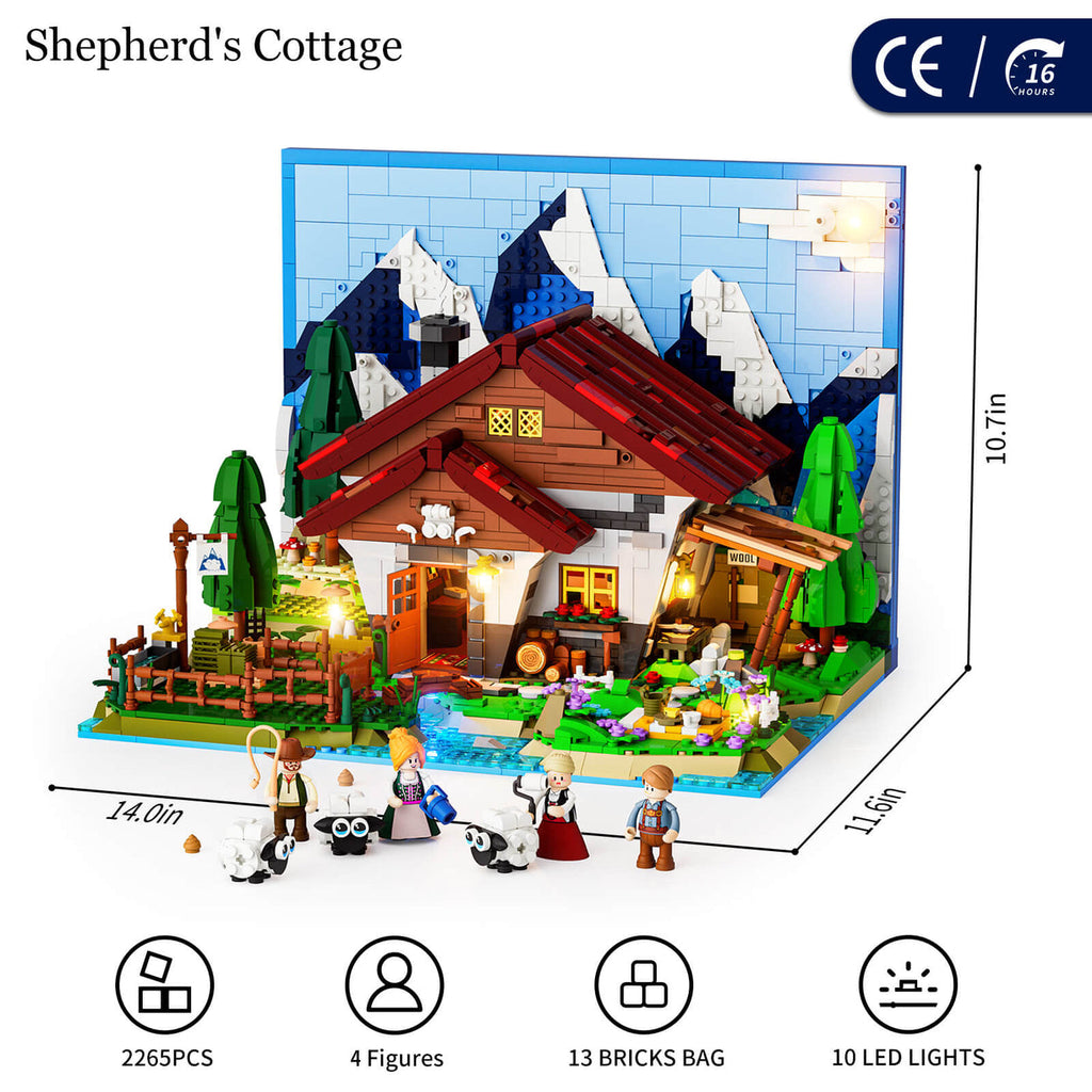Funwhole/Lumibricks - F9094 - Shepherd's Cottage - 2265 Pieces