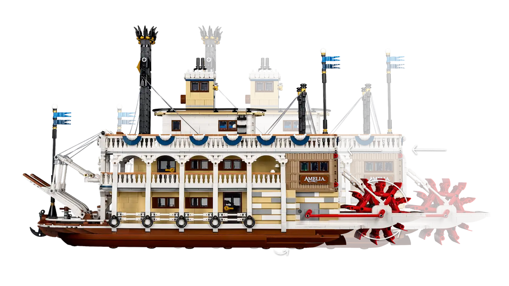 Compatible - IDEAS - 21356 - River Steamboat - 4090 Pieces