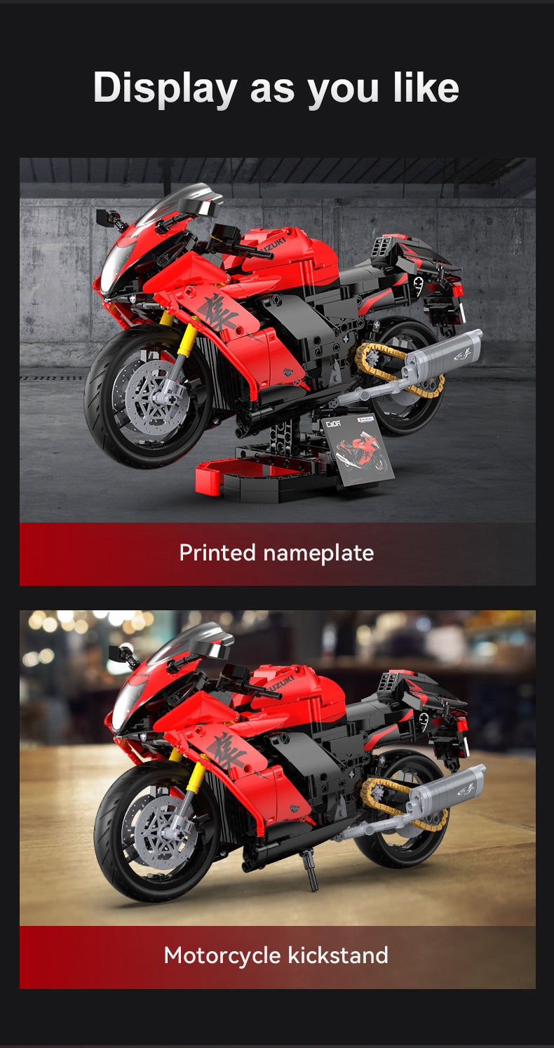 CaDA - C64051 - Suzuki Hayabusa - 1043 Pieces (Group Order Discount Not Applicable)