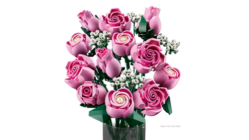 Compatible - Botanicals - 10374 - Bouquet of Pink Roses - 789 Pieces