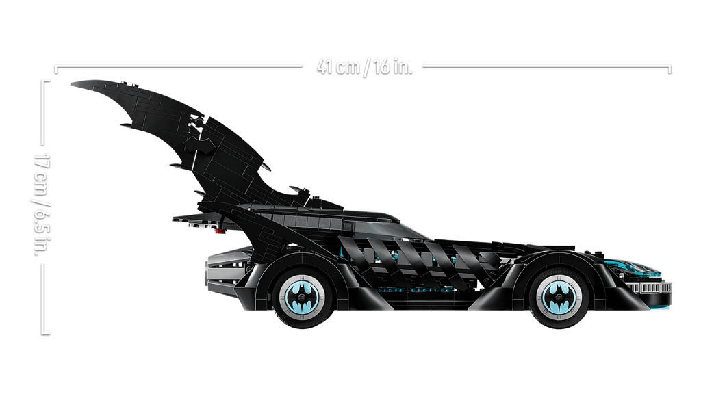 Compatible - Batman - 76304 - Batman Forever - Batmobile - 909 Pieces