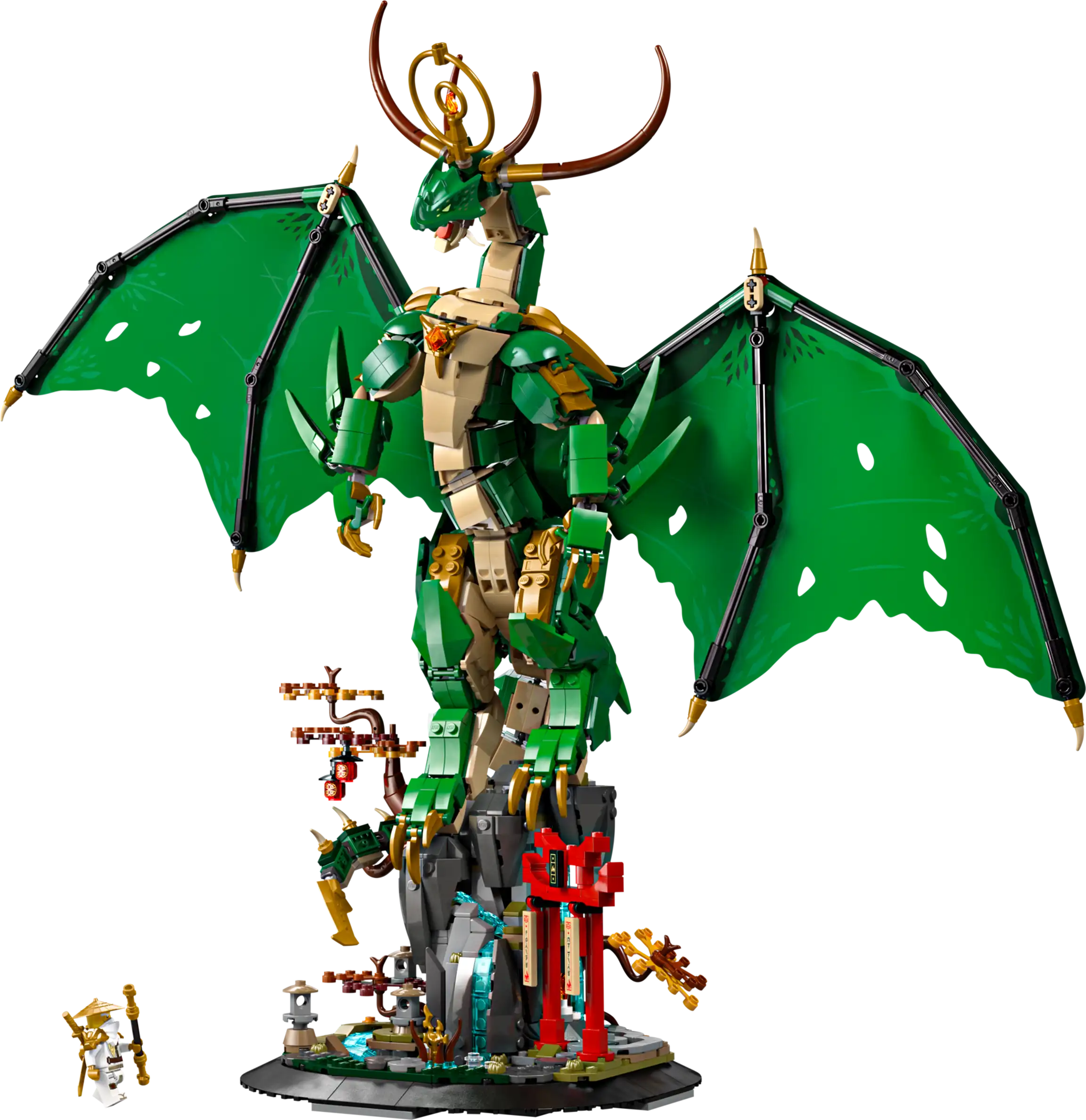 Compatible - Ninjago - 71847 - The Guardian Dragon - 1650 Pieces
