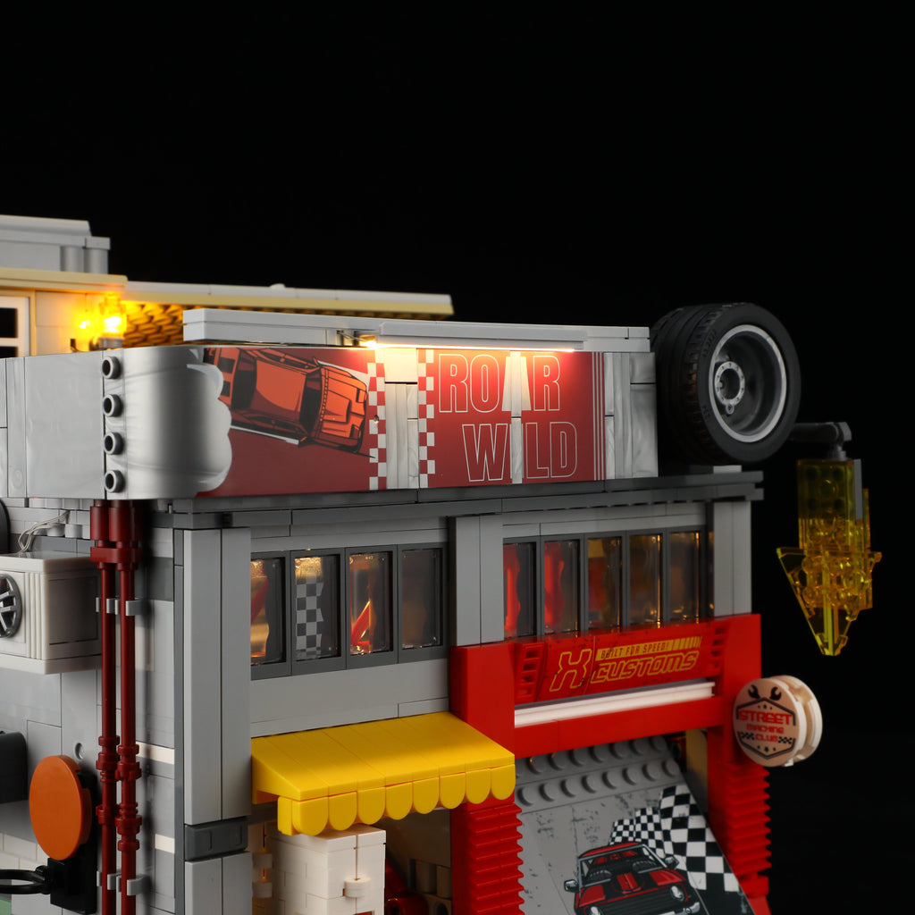 Funwhole/Lumibricks - L9088 - Street Mod Garage - 1935 Pieces