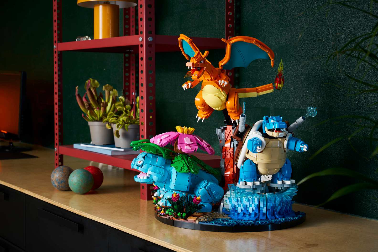 Compatible - 72153 - Pokémon - Venusaur, Charizard and Blastoise - 6838 Pieces (Group Order Discount Not Applicable)